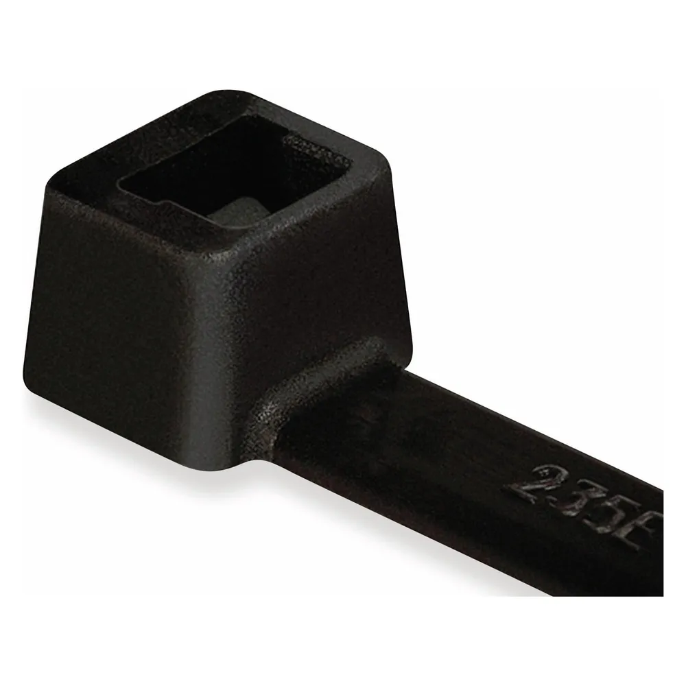 HELLERMANNTYTON Kabelbinder innenverzahnt, 111-03260, 150x3,5 T30R W Schwarz 100 ST