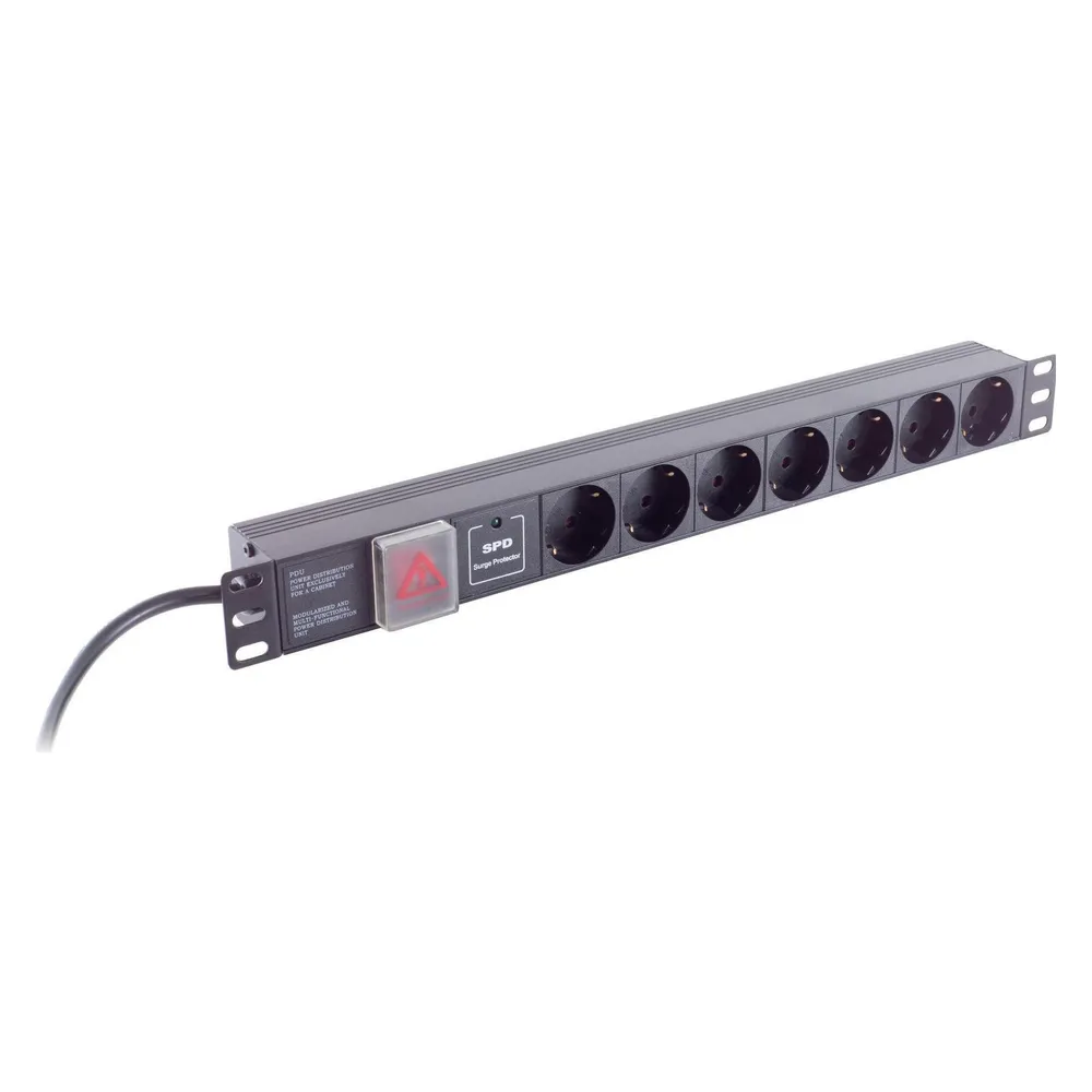 Helos 48,30cm (19") Steckdosenleiste PROFESSIONAL
