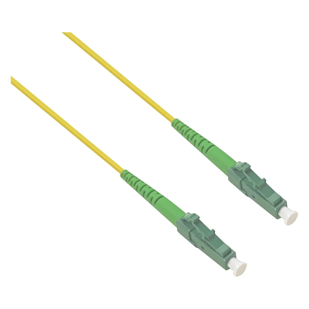 Helos LWL Simplex Patchkabel LC/APC-LC/APC G657 9/125µm OS2, 5,0m
