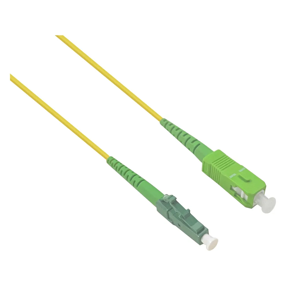 Helos LWL Simplex Patchkabel SC/APC-LC/APC G657 9/125µm OS2, 5,0m