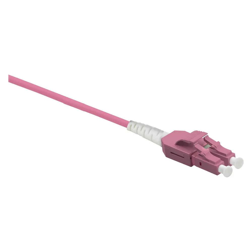 Helos LWL Patchkabel Uniboot LC/LC Duplex 50/125µm OM4 15,00m