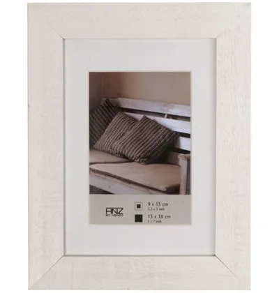 Henzo Driftwood Holzrahmen 13x18 weiß