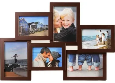 Henzo 81.211.04 Holiday Galerie 6 Frame dunkelbraun