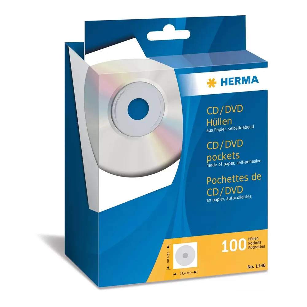 HERMA CD-/DVD-Hülle | 1140 | weiß