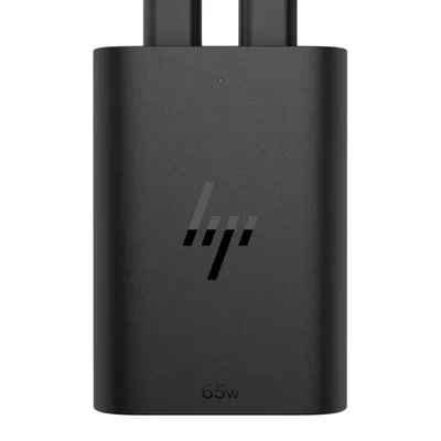 HP GaN USB-C 65 W Laptop-Ladegerät Schwarz