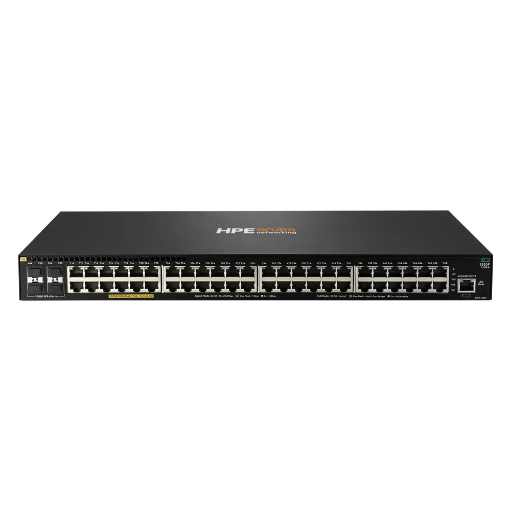 HPE Aruba 2930F 48G PoE+ 4SFP+ 740W Switch
