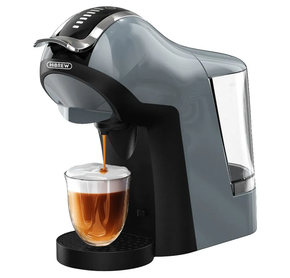 HiBREW Kapselmaschine H17, 1l Kaffeekanne, 20-Bar-Extraktion, 7 Stufen der Wassereinstellung, Touch-Control