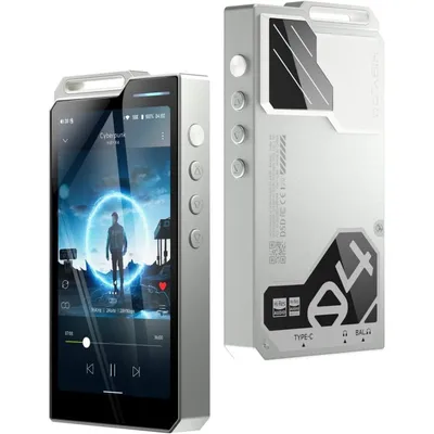 Hiby R4 Hi-Res Player mit Android 12 Silber