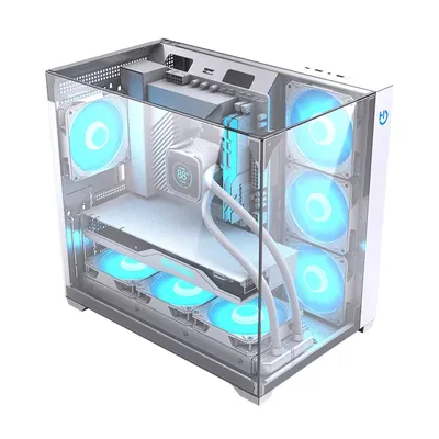 Gehäuse Hiditec SKY RGB ATX Micro ATX ITX 7 Lüfter Slots PCI 400mm GPU 175mm CPU