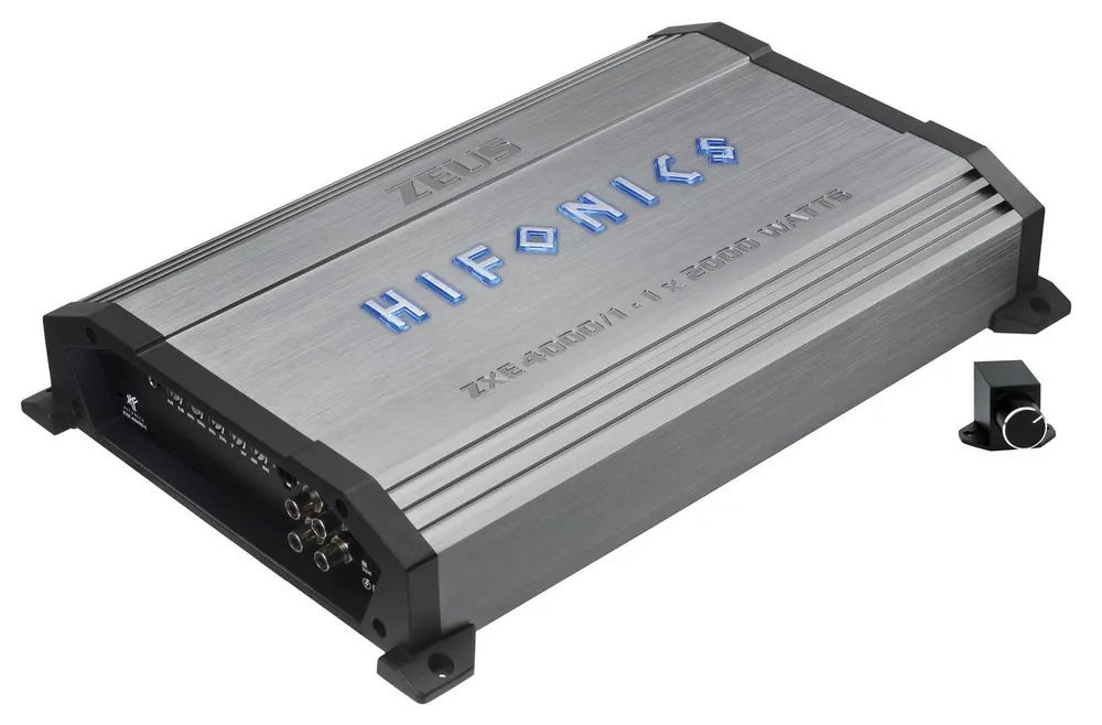 Hifonics ZEUS ZXE4000/1 Class D Digital Mono Verstärker Endverstärker (Anzahl Kanäle: 1)