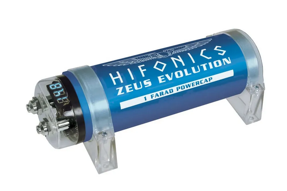 Hifonics ZXE1000 1 Farad Powercap Kondensator Endverstärker