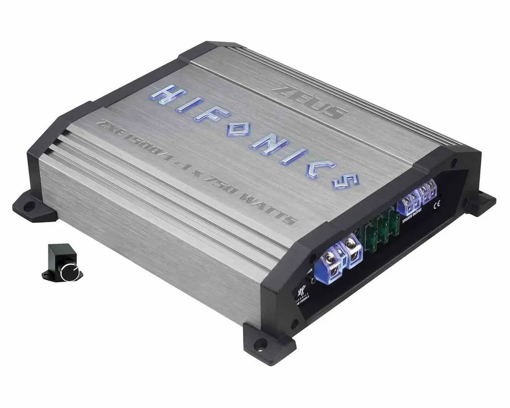 Hifonics ZXE1500/1 Class D Mono Digital Verstärker Monoblock Endverstärker (Anzahl Kanäle: 1)