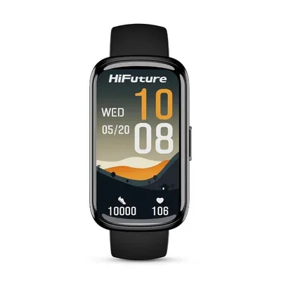HiFuture EVO 2 Bluetooth 1,47" IPS Schwarz IP68 SpO2 Herzfrequenzmesser Sportuhr