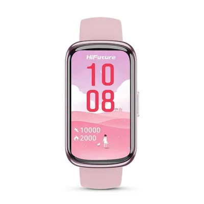 Hifuture EVO 2 Bluetooth 1,47" IPS Pink IP68 SpO2 Herzfrequenzmesser 7 Tage Akku