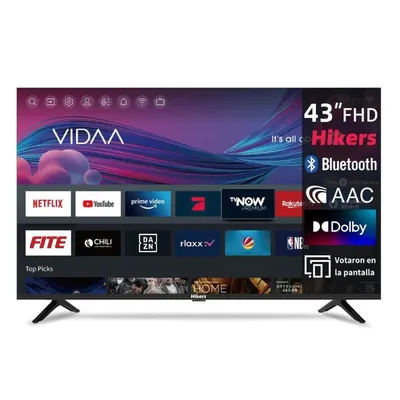 Fernseher Hikers 43Z1 43 Zoll Full HD Android Dolby Atmos Schwarz
