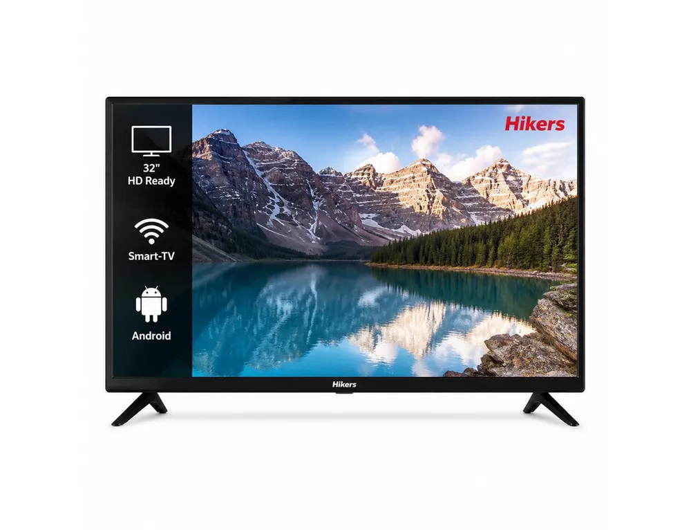 Hikers 32FZ-B LED-Fernseher (Smart-TV, Dolby Audio, Smart TV, VESA 100 x 100 mm)