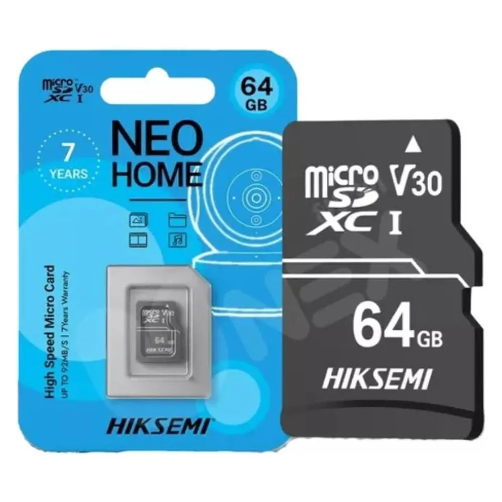 Hiksemi Hikvision MicroSD kártya - NEO 64GB microSDXC™, Class 10 and UHS-I, TLC (adapter nélkül)