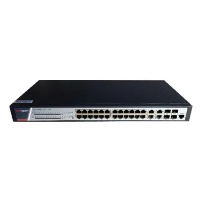 Switch Hikvision DS-3E2528P(B) 24 Ports Gigabit PoE Layer 3 Managed Rack