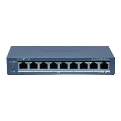 Switch Hikvision DS-3E1105P-EI 5 Ports Fast Ethernet PoE Blau Managed