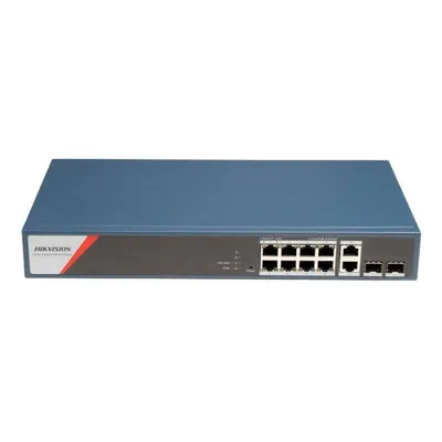 Netzwerk-Switch Hikvision DS-3E1512HP-SI-8P2T2F 12 Ports 130W Gigabit PoE+ Managed Metall