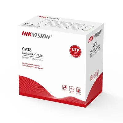 Netzwerkkabel Hikvision DS-1LN6-UU Cat6 305m Kupfer U/UTP Orange
