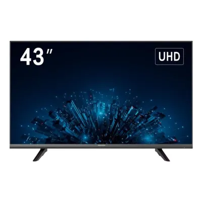 Monitor Hikvision 43" 4K UHD 3840x2160 VA 60Hz LED HDMI USB VESA Schwarz