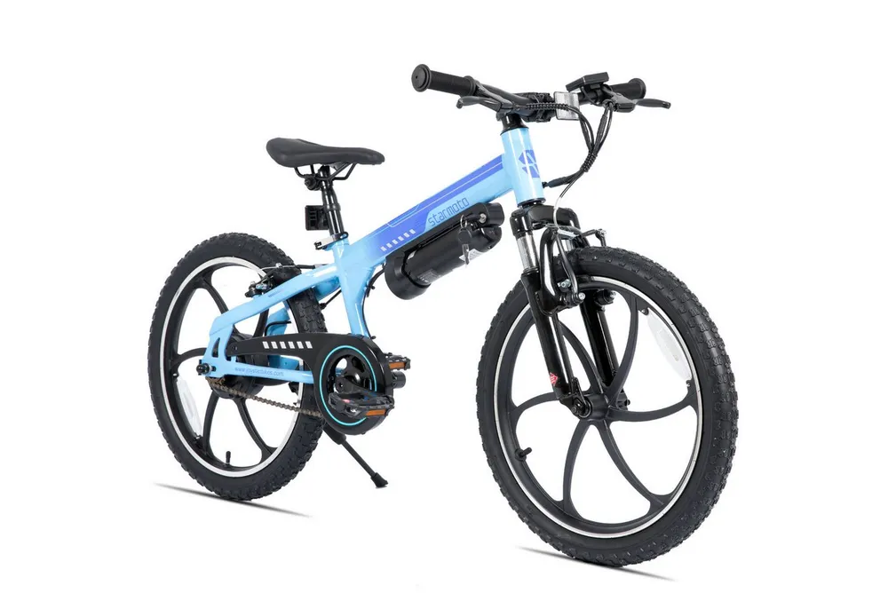 HILAND E-Bike 20 Zoll Pendler E-Bike mit 2 Fahrmodi & Einstückrahmen