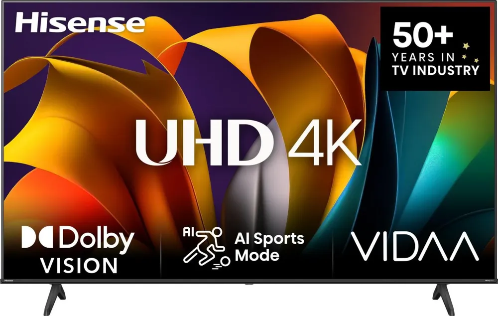 TV Hisense LED 43E6NT 43" 4K Smart TV Dolby Vision HDR10 WiFi Schwarz