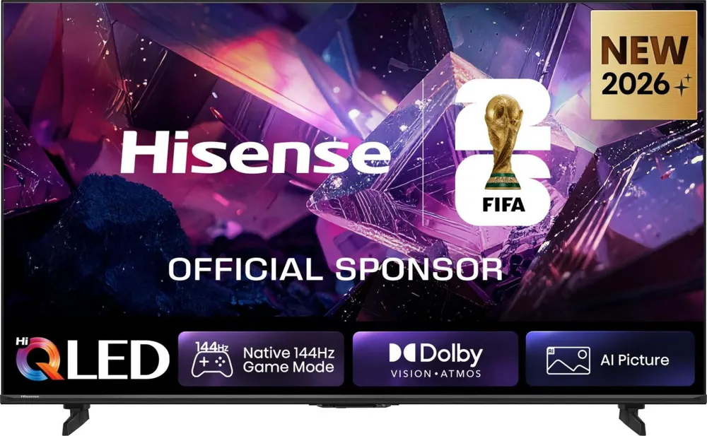 TV Hisense QLED 50E7S PRO 50" 4K UltraHD 144Hz Smart TV HomeOS HDR10+ FreeSync