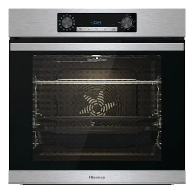 Einbaubackofen Hisense BSA65226AX Hydrolyse 77L 60cm A AirFryer Edelstahl