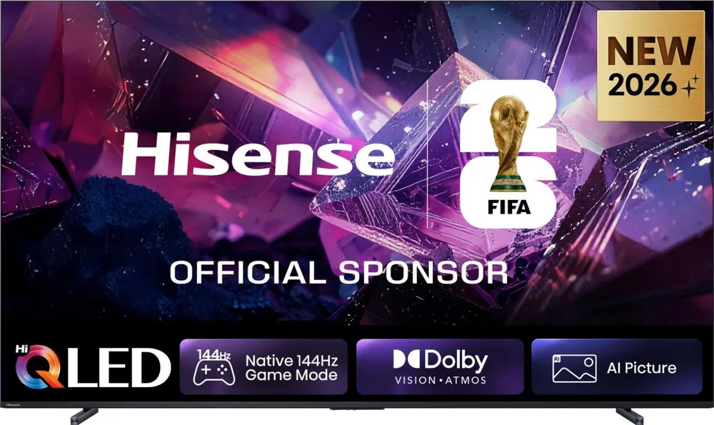 Hisense 100E7DS PRO QLED-Fernseher (253 cm/100 Zoll, 4K Ultra HD, Smart-TV)