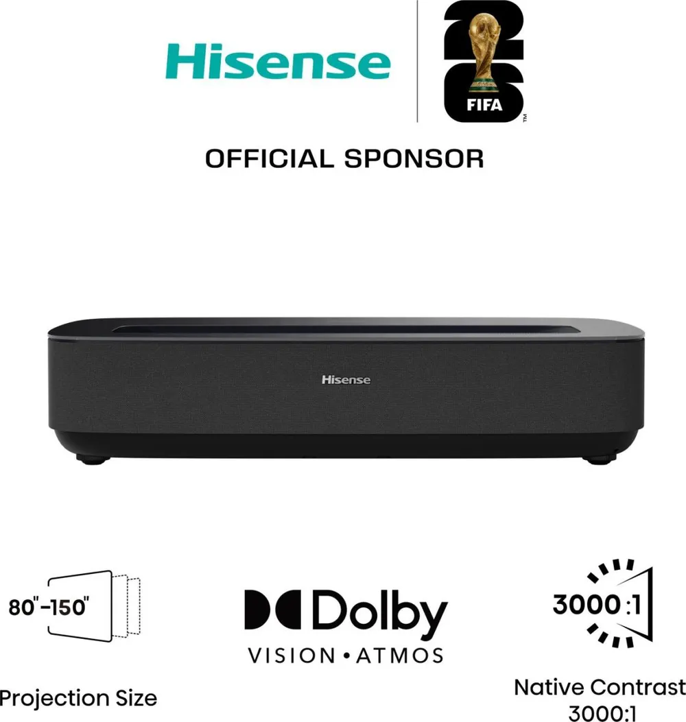 Hisense PL2 Laser-TV (2700 lm, 3000:1, 3840 x 2160 px)