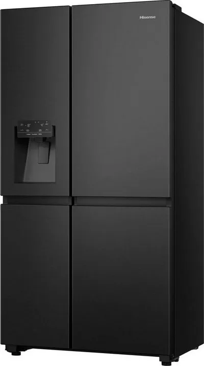 Hisense Side-by-Side RS818N4TFC, 179 cm hoch, 91 cm breit, MetalCooling, No Frost Plus, mit Wassertank, Wifi