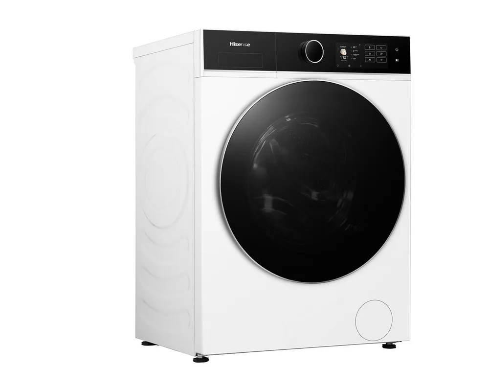 Hisense Waschmaschine 5i WF5I1045BWQ, 10,5 kg, 1400 U/min, digitales Farbdisplay, AutoDose, Energie 40% besser als A