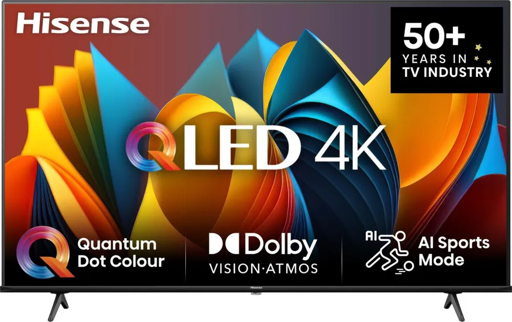 TV Hisense QLED 50E7NQ 50" 4K UltraHD 60Hz Smart TV VIDAA HDR10 Dolby Atmos