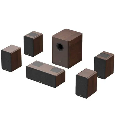 Soundbar Hiwill-audio M514 5.1.4 900W Dolby Atmos Holz Dunkelbraun