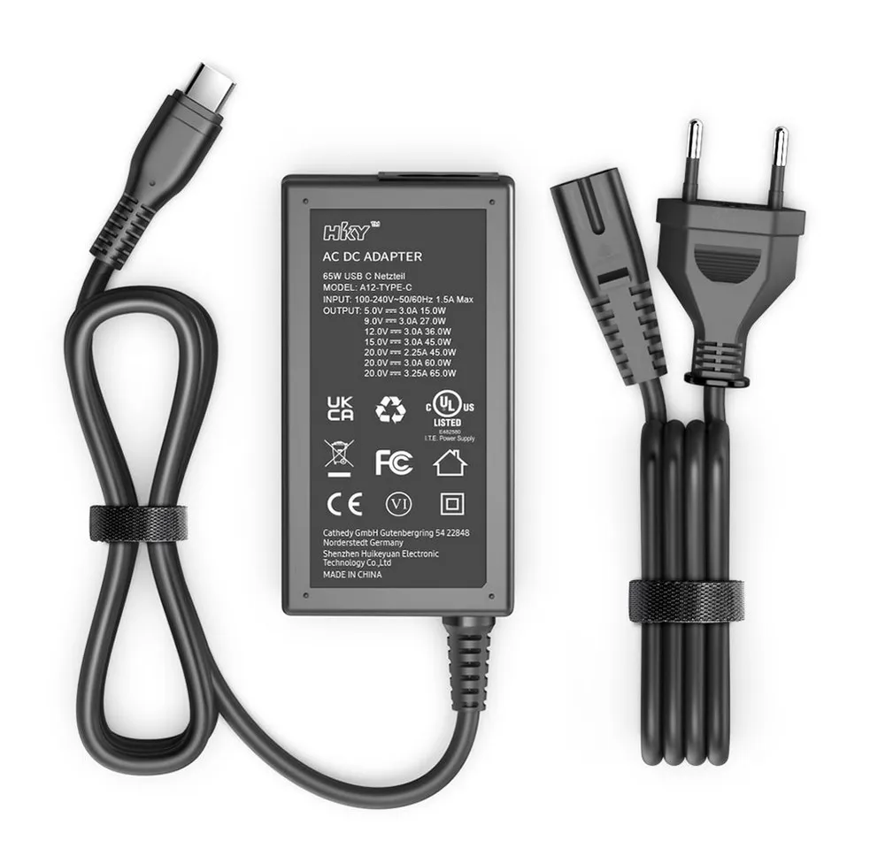 HKY 65W USB C Netzteil für JBL Xtreme 3 JBLXTREME3BLUAM XTREME3CAMO Netzteil (Xtreme3 Camo Bluetooth Lautsprecher JBLXTREME3BLK JBLXTREME3CAMOAM)