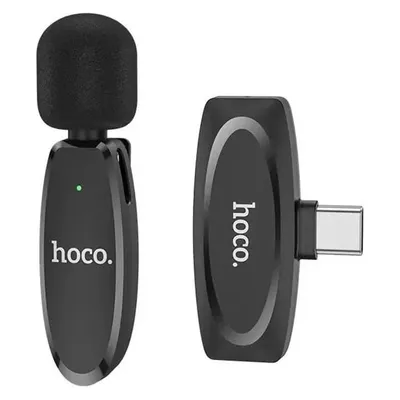 Mikrofon Hoco L15 USB-C kabellos Ansteckmikrofon mit integrierter Batterie