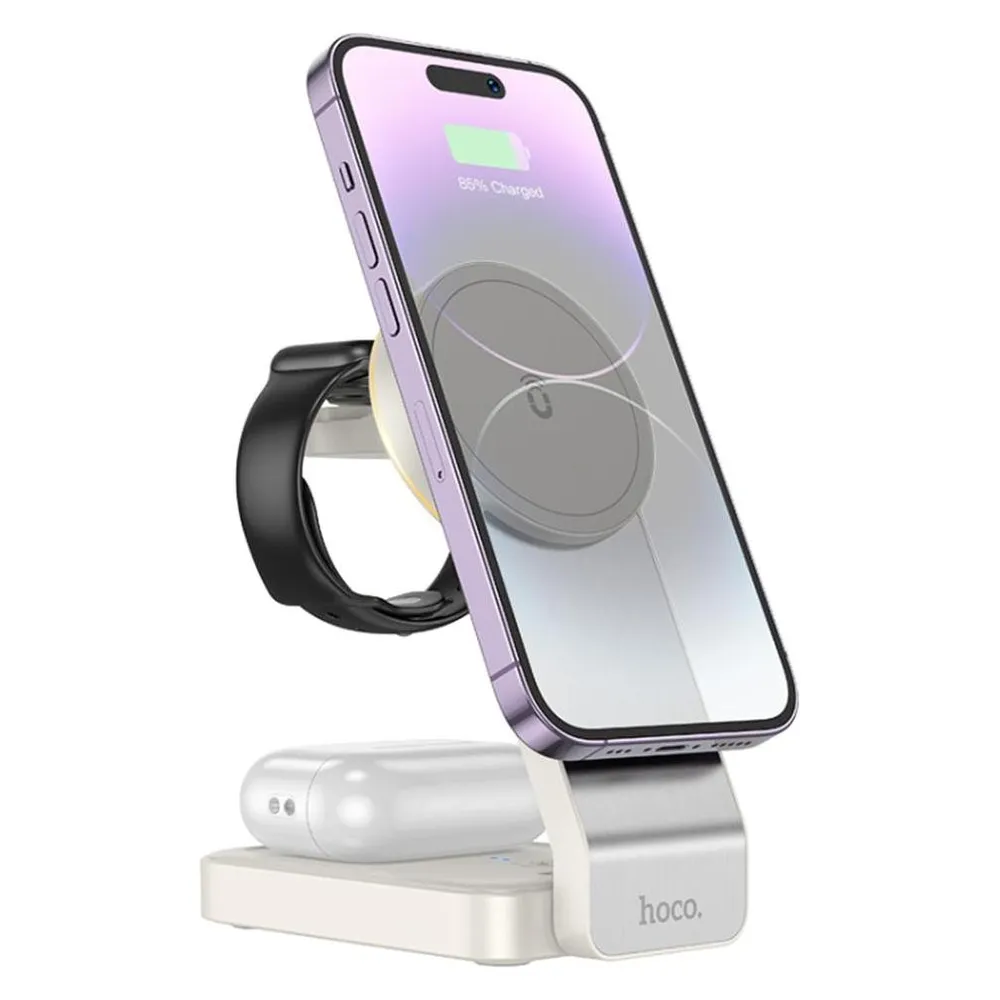 Hoco 3-1 Folding Wireless Charger CQ3