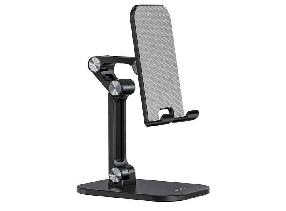 hoco. Halterung PH34, (bis 13 Zoll, Einzelgerät, Einzelgerät, Verstellbarer Tablet- und Smartphone-Halter, klappbar, rutschfest)