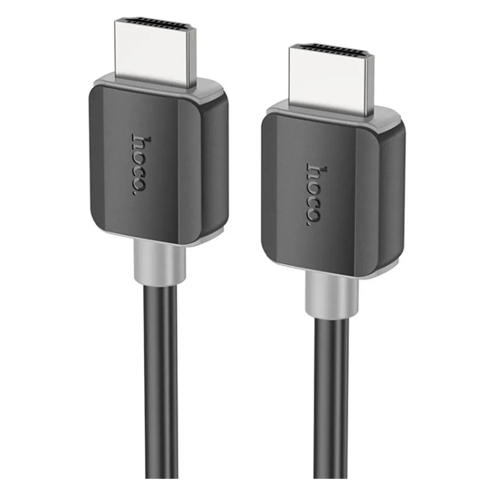 Hoco - Video Cable HDTV2.0 (US08) - HDMI to HDMI, 4K 60Hz, HDTV2.0, 18Gbps, 2m - Black