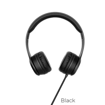 Auriculares Hoco W21 con cable Jack 3.5 mm con Mikrofon Schwarz