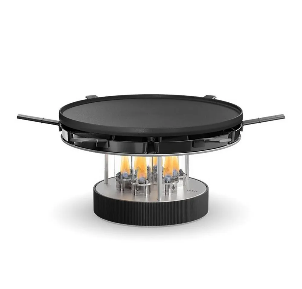 höfats Tischgrill CIRCLE 35 Tischgrill, Indoor&Outdoor Bioethanol Planchagrill, flexible Temperaturkontrolle