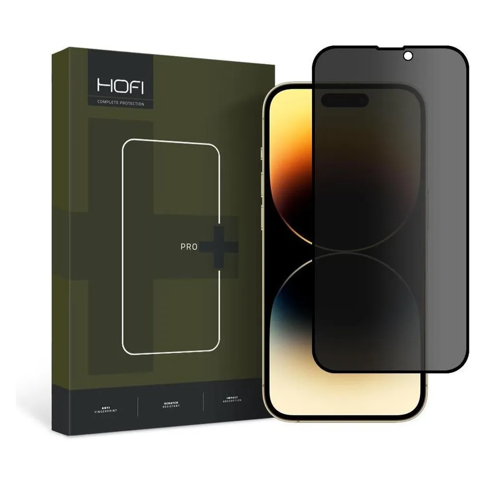 Hofi Anti-Spy-Schutzglas Pro+ Für Iphone 15 Privatsphäre