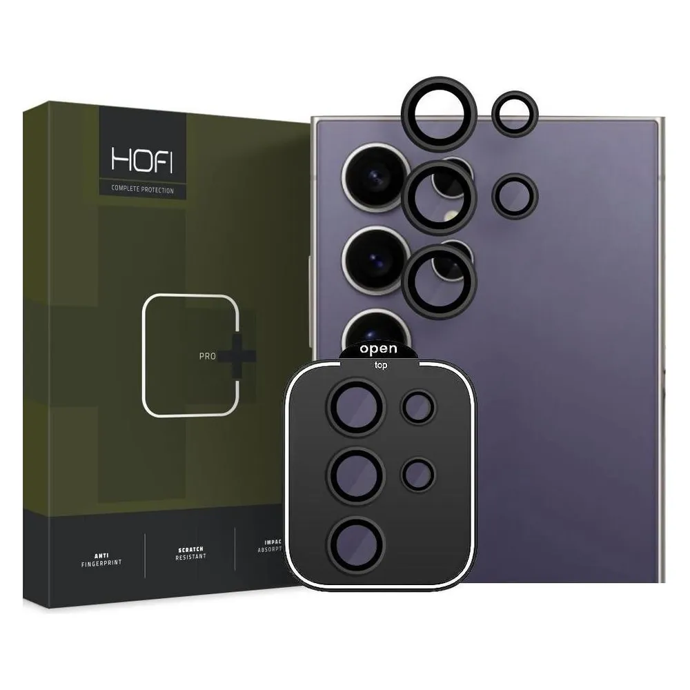 Hofi Camring Pro+ Kameraschutz Galaxy S24 Ultra Schwarz