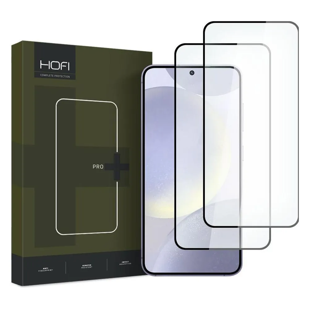 Hofi Glass Pro+ Panzerglas 2-Pack Galaxy S24 Schwarz