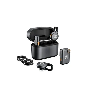 Hollyland LARK M2S Kabelloses Kombi-Mikrofon USB-C Lightning Niere Erweiterte Laufzeit