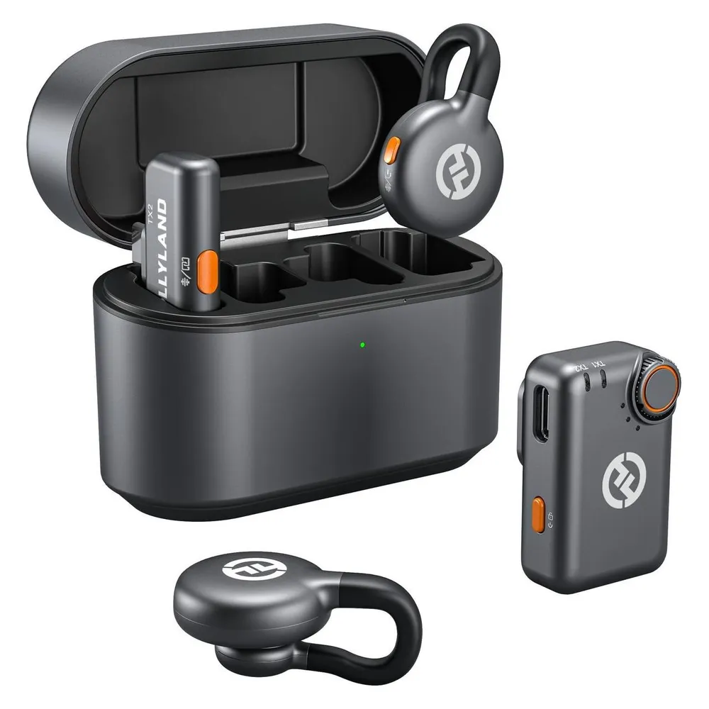 Mikrofon Hollyland Lark M2s Mini Combo Kit USB/C Lavalier omnidirektional mit ENC