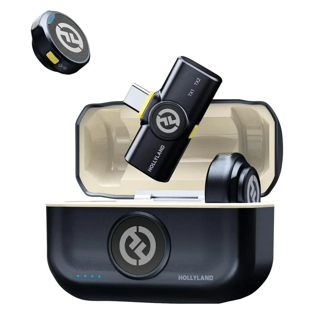 Mikrofon Hollyland Lark M2 USB-C omnidirektional mit ENC und 300 m Reichweite