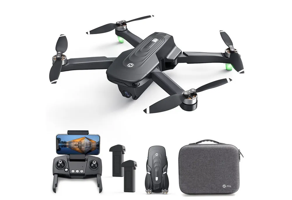 HOLY STONE mit Kamera 4K, 46 Min Flugzeit, Follow-Me, Bürstenloser Motor Drohne (Ideal für Familie, Reisen & Partys)